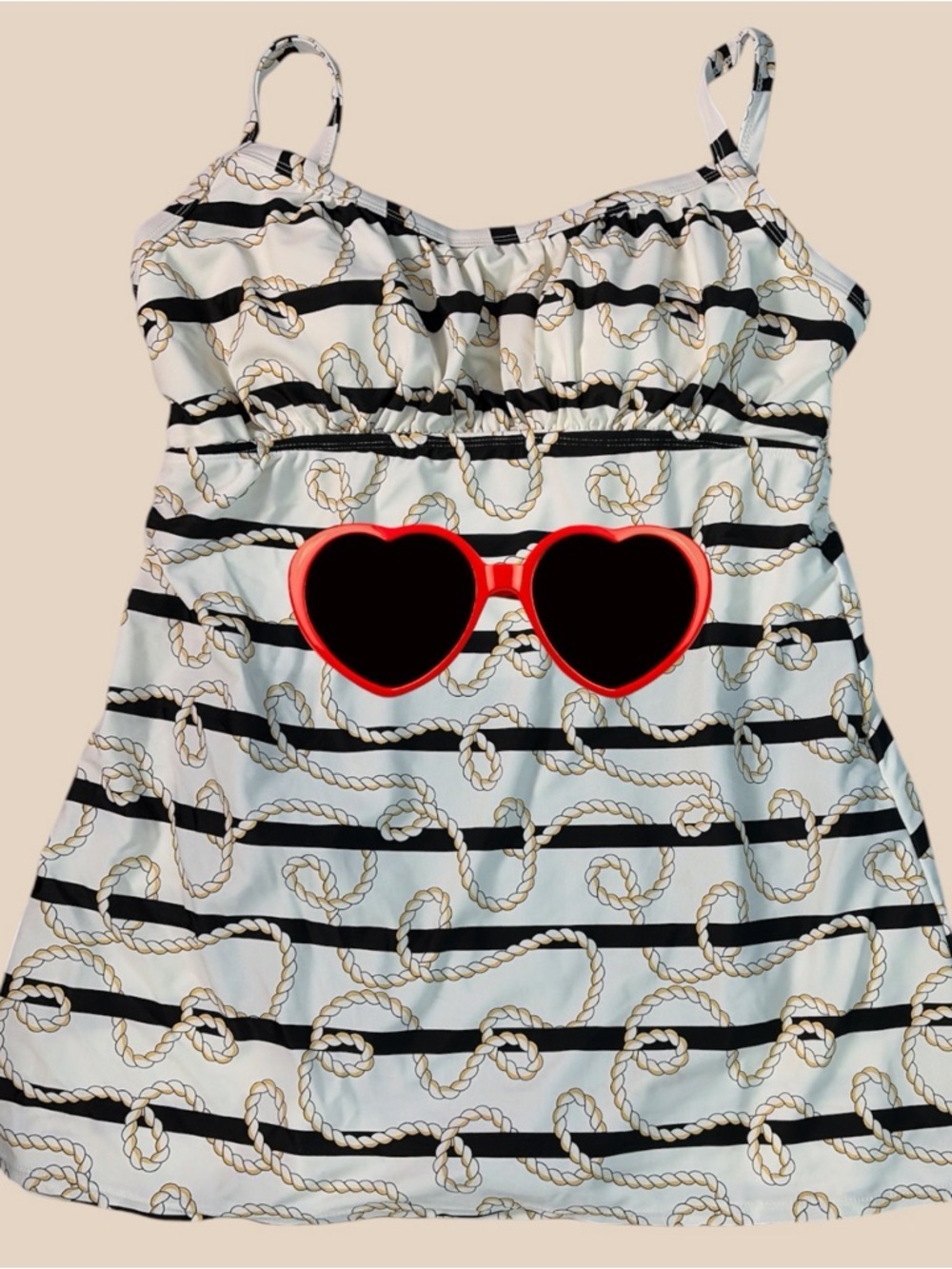 NEW Kim Rogers Tummy Control Swim Dress One Piece bathing suit size M